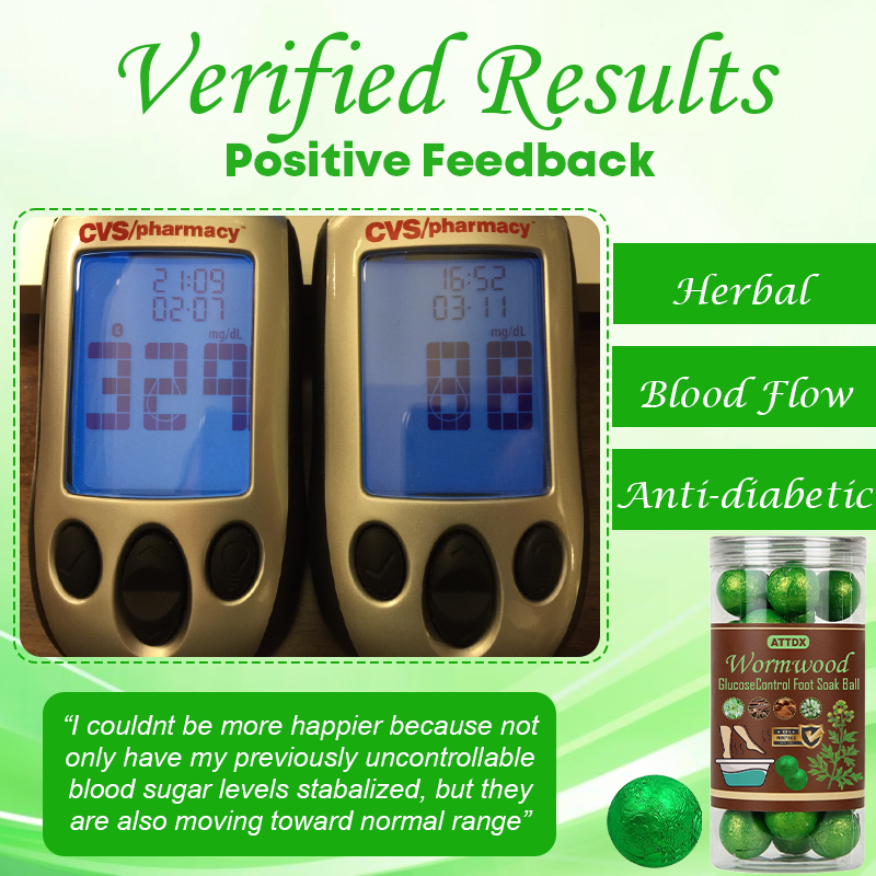 Wormwood GlucoseControl Foot Soak Ball