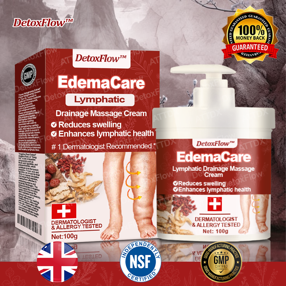DetoxFlow™ EdemaCare Lymphatic Drainage Massage Cream 2